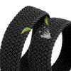 New Non-hole MEN'S AND WOMEN'S Woven Belt Elastic Stretch Canvas Belt Female Versatile Student Pants Belt
