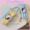 Cat Notebook Pouch For Teens With Large Capacity And Canvas Fabric Storage Case