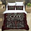 Set Biancheria da Letto Stampati Ozzy Osbourne squisito set di biancheria da letto copripiumino set piumone set biancheria da letto lusso regalo di compleanno