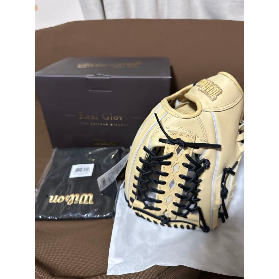 Used Super limited edition Wilson hardball left-handed outfielder D8 type premium kip leather