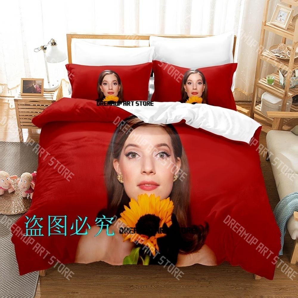 Fashion Sanah Singer Bedding Set Single Twin Full Queen King Size Bed Set Kids Bedroom Duvetcover Sets Bed Sheet Set