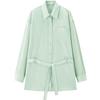 Ledin Women's Loose Fit Striped Long-Sleeve Shirt