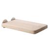 Small Pet Natural Wood Stand Platform Toy Rectangular Wooden Jumping Climbing Springboard Toy
