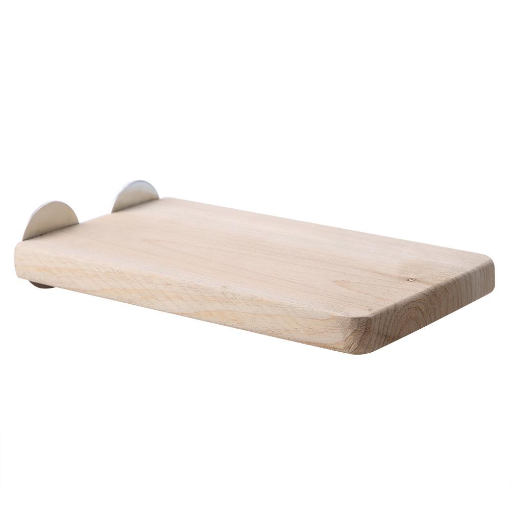 Small Pet Natural Wood Stand Platform Toy Rectangular Wooden Jumping Climbing Springboard Toy