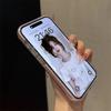 2in1 Card Holder Slot Wallet Po Pocket Clear Candy Color Case For iPhone 16 15 14 13 12  Pro Max TPU+PC Shockproof Cover