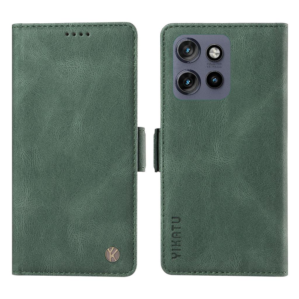 YIKATU YK-005 For Motorola Edge 50 Neo 5G/Moto S50 5G/Thinkphone 25 5G Case PU Leather Wallet Phone Cover Skin Touch Feeling
