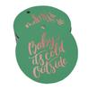 Inkdotpot Real Gold Foil Baby It's Cold Outside Baby Shower Tags Favor Hang Paper Tags 100