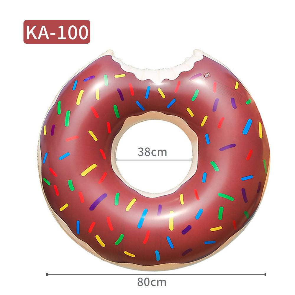 Sommer Wasser Aufblasbare Donut Schwimmen Ring Outdoor PVC Kinder Erwachsene Schwimmen Rettungsring Pool Spielzeug
