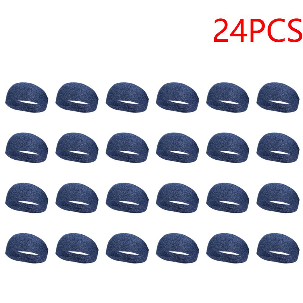 8-24PCS Ultra-Thin Sports Sweatband Elastic Sweat Hair Band Breathable Sweat Absorbent Headband Soft Outdoor Sport Yoga Headband