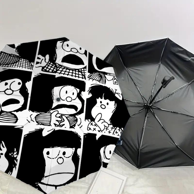 1PC Cartoon Characters Umbrella-8-Rib Reinforced, Automatic Open, Lightweight & Durable, Cute Fashion Accessory for Outdoor-P30