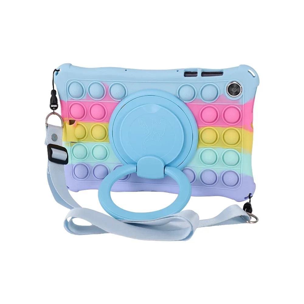 Kids Case For Tab M10 3rd Gen TB328FU Plus 10.6 TB125FU M11 TB330FU Tablet Cover Xiaoxin Pad 11 360 Rotating Stand Fundas