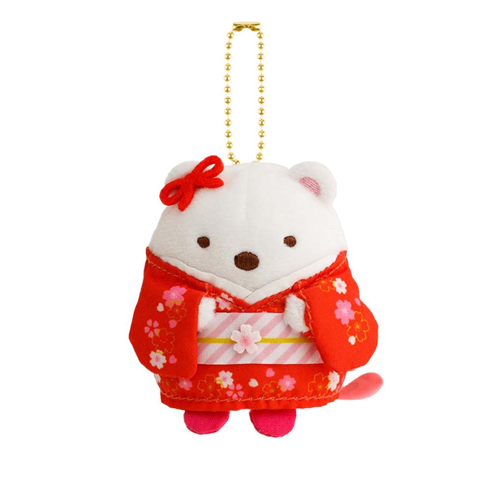 Sumikkogurashi Plüsch Wafuku Spielzeug Cartoon Tier Geschenk Rucksack Schlüsselanhänger Anhänger