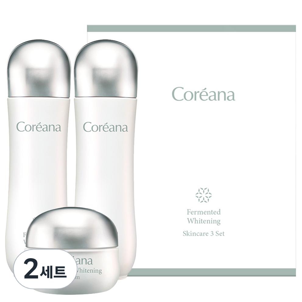 Coreana Fermentation Whitening 3-Piece Set, 2 Sets