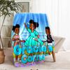 Gracie's Corner Theme Printed Blanket - Perfect for Couch, Bed, Travel & Outdoor Use | Machine Washable, Cozy & Durable.
