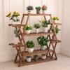Wooden Plant Stand Flower Pots Organizer Rack Holder Indoor Outdoor