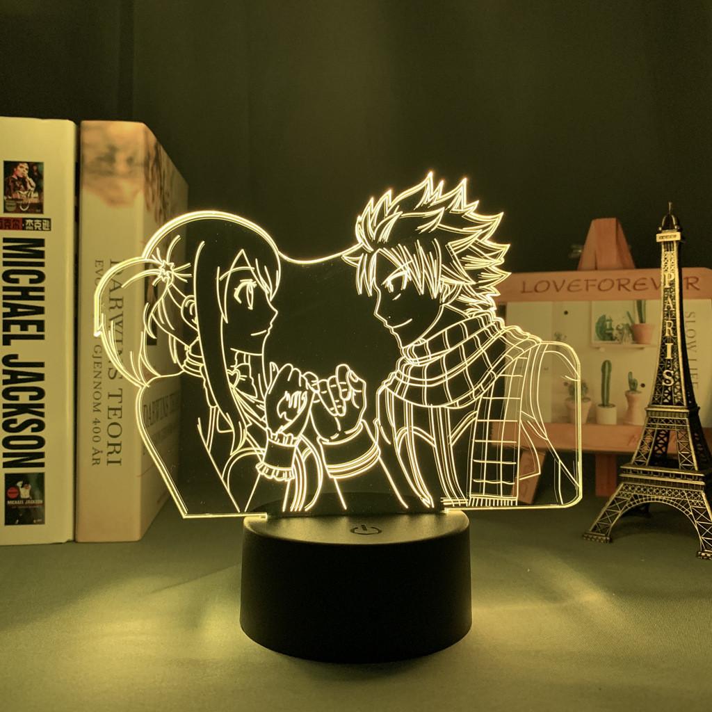 Night 3d Lights Boys Girls Fairy Tail Action Figure Fairy Lamp 16 Remote Colors