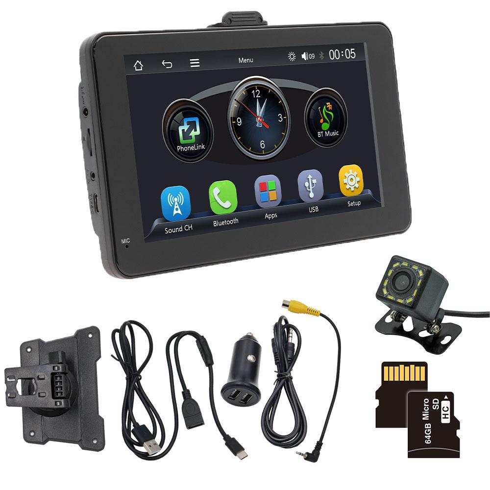 7 Inch Wireless Carplay Car MP5 Driving Recorder Bluetooth Connection Wireless Carplay Android AUTO Reverse Rear View B5320R