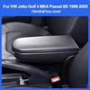 For VW Golf 4 GTI Jetta Mk4 Passat B51998-2005 Handrail Box Cover Armrest Box Black Center Console Armrest Car Accessories