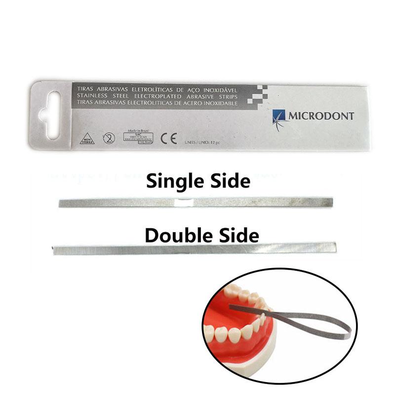 Dental Metal Polishing Strips Molar Sticks Double Side or Single Side of Alumina-Plated Sanding Surface Dentist Tools