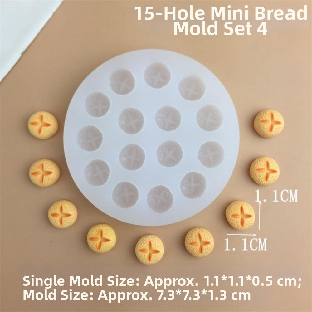 Reusable Cookie Shaped Mold Flexible Play Food Mold Baking Tool Resin Mold  Candy Making