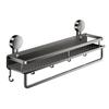 No-Drill Suction Cup Bathroom Shelf for Toiletries and Cosmetics