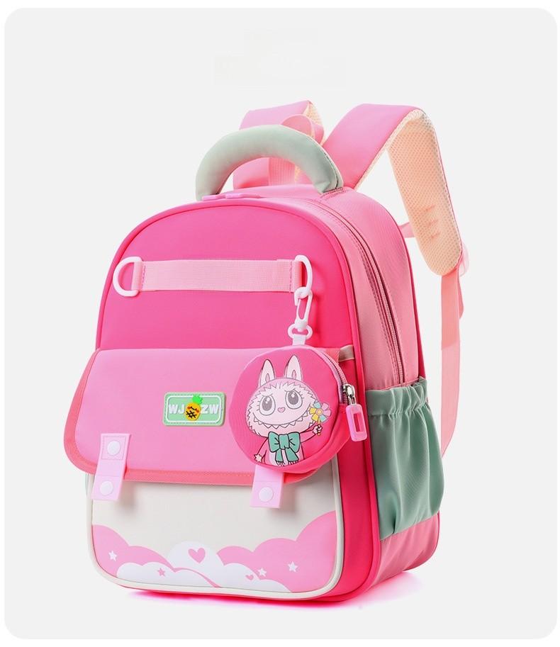 Childrens Backpack Letter With Adjustable Shoulder Strap Zipper Design