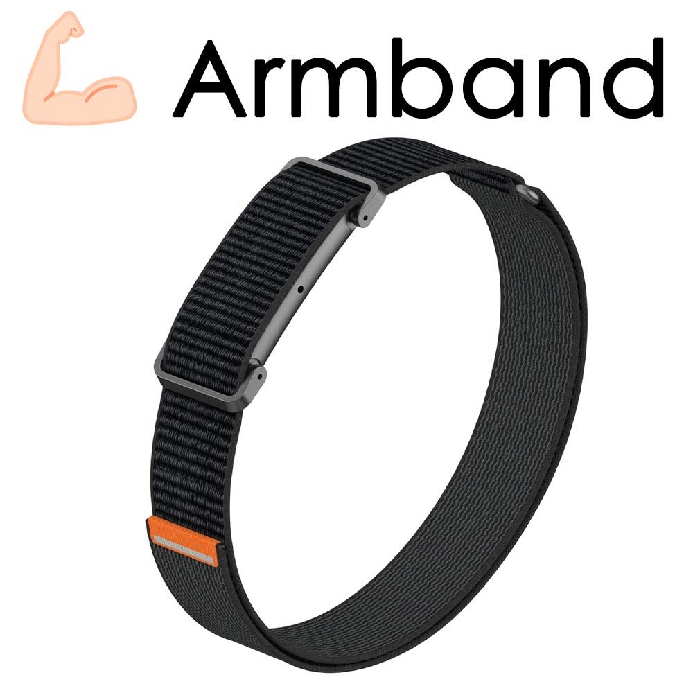 Nylon Armband for Google Fitbit Air Straps Metal Frame Fitness Tracker Accessories Replacement Bicep Band for Google Fitbit Air