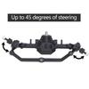 For Trx4m Plastic Front And Rear Axle Set Complete With Servo Mount For 1/18 Trx4m RC Crawler Upgrade Parts Replacement