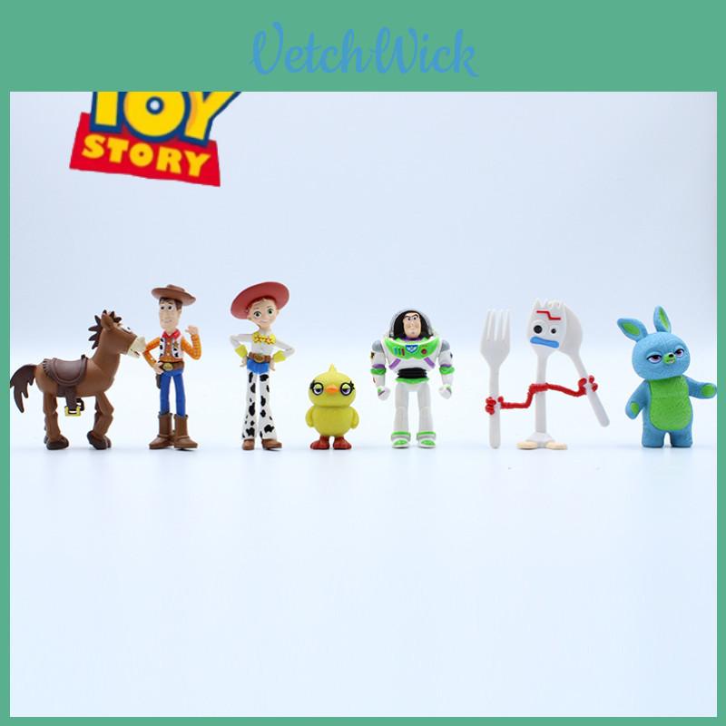 Cartoon Toy Figure From Toy Story Woody And Jessie Cake Decoration