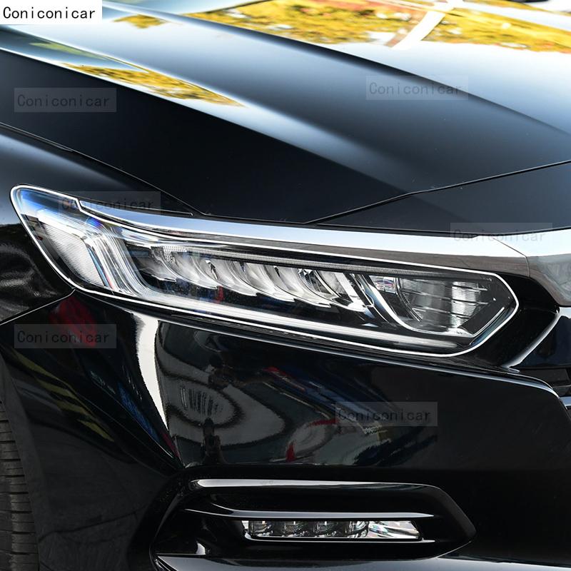 For HONDA ACCORD 2016-2022 Car Headlight Transparent TPU Protective Cover Film Front Light Tint Change Color Sticker