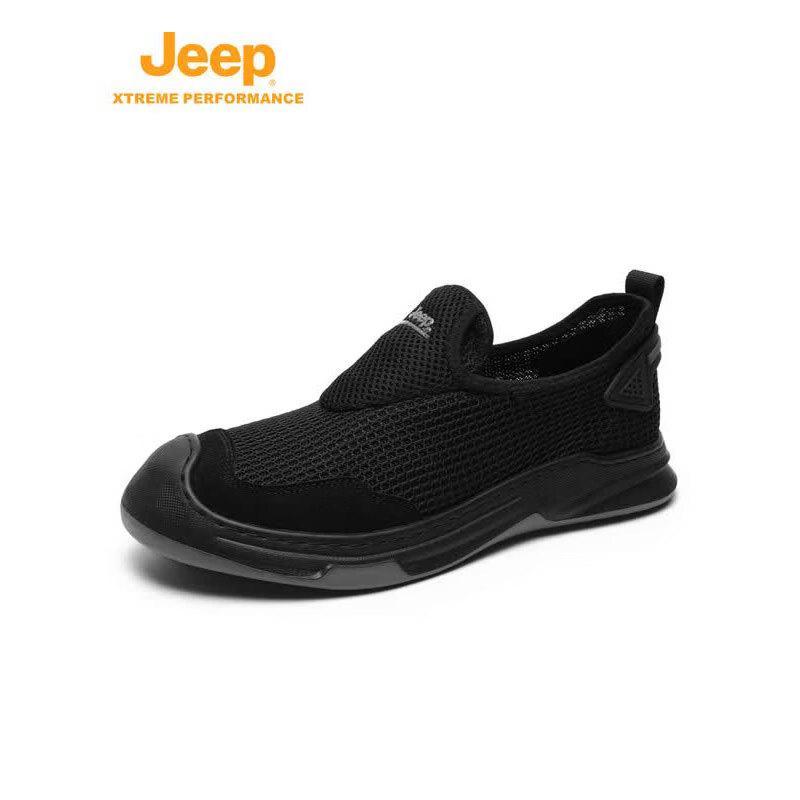 JEEP Men s P620912021 Mesh Slip-On Shoes 44 чёрный