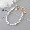 Pearls Chain Strap Short Purse Chain Replacement Pearls Handle Strap Beaded Purse Chains for Purse Handbag Wallet Phone