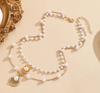 Fashion Colorful Zircon Starfish Pendant Necklace Bracelet for Women Luxury Gold Color Crystal Temperament Choker Zircon Gifts