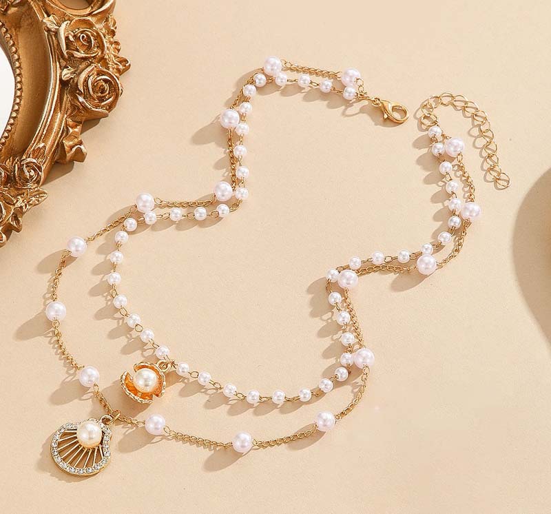 Fashion Colorful Zircon Starfish Pendant Necklace Bracelet for Women Luxury Gold Color Crystal Temperament Choker Zircon Gifts