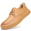Men's All-match Genuine Leather Sneakers Waterproof Vulcanized Shoes Men 2024 ComforthableWalking Shoes Lace-Up Men Casual Shoes