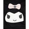 Sanrio Sweatshirt with Kuromi Ribbon Baby Black