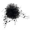 Elegant Mesh Flower Hair Clip For Women Elegant Pearl Tassel Shark Clip Girl Ponytail Clip Hair Accessories