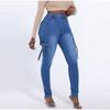 Women Clothing Skinny Jeans Casual Fashion Denim Pants Legging Pants High Waisted Trousers Y2k Streetwear Hip Lift Pocket Design