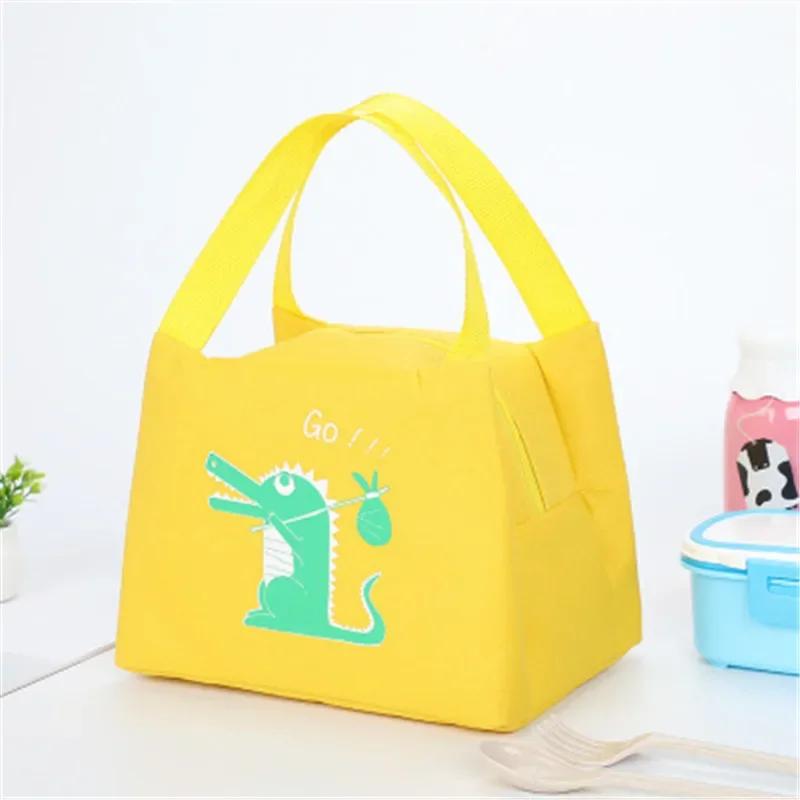 Portable Insulated Thermal Cooler Lunch Bag Box For Women Girls Kids Children Food Fresh Tote Cartoon Pouch