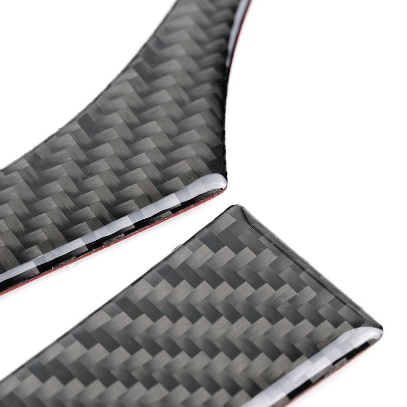 For Lexus IS250 NX200 200t 300h 2013 2014 2015 2016 2017 2018   Car Carbon Fiber Inner Steering Wheel Button Trim Cover