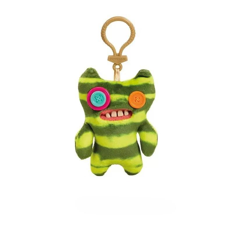 Portachiavi Peluche Fuggler Cartone Animato Mostro Denti Divertenti Bambola Ripiena Coniglio Ciondolo per Borsa Regali