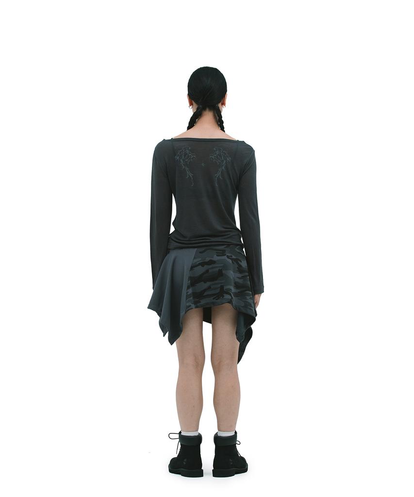 Depeugameoncheu Chain Long Sleeve [Charcoal]