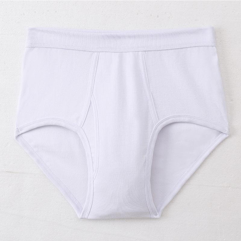 Pánské volné trojúhelníkové spodní prádlo pro střední věk a seniory, bavlněné, sexy, pánské nadměrné velikosti, spodní prádlo s vysokým pasem