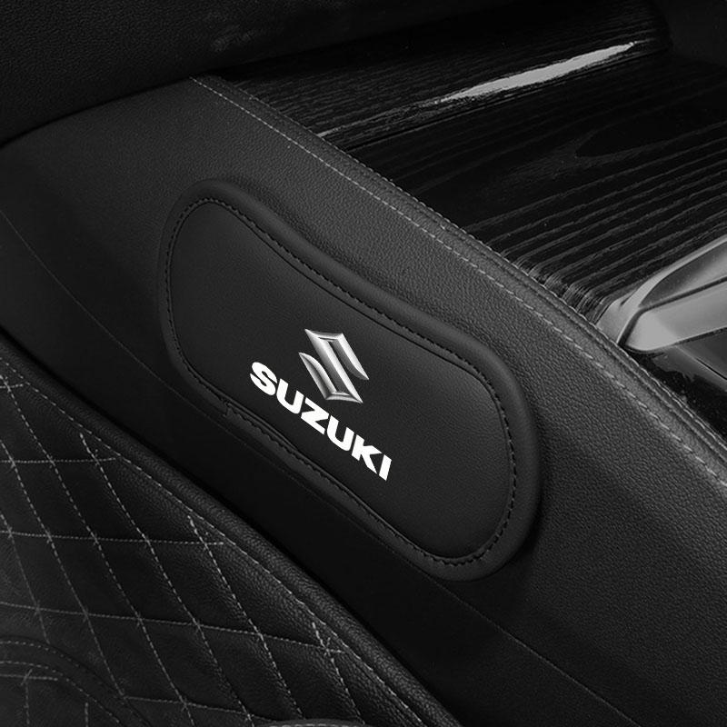 Leder Auto Kissen Auto Kniepolster Elastischer Memory-Schaum Beinpolster Für Suzuki Grand Swift Jimny Vitara Baleno IGNIS SX4 XL-7 GW250 Zubehör