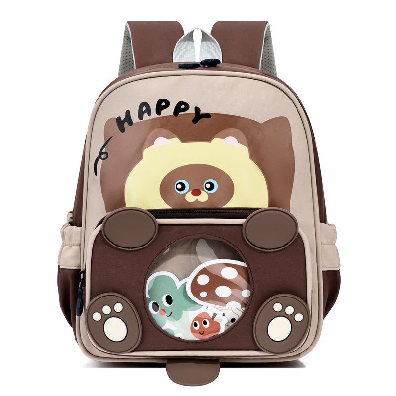 Kids Cartoon Backpack Cute Kindergarten School Bag for Boys Girls Ages 3-6 Lightweight Preschool Daypack for Toddler Kid Bags