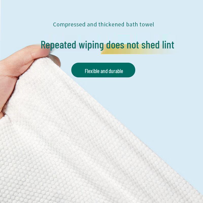 Disposable Antibacterial Travel Bath & Hand Towel Set (6+6 Pack)