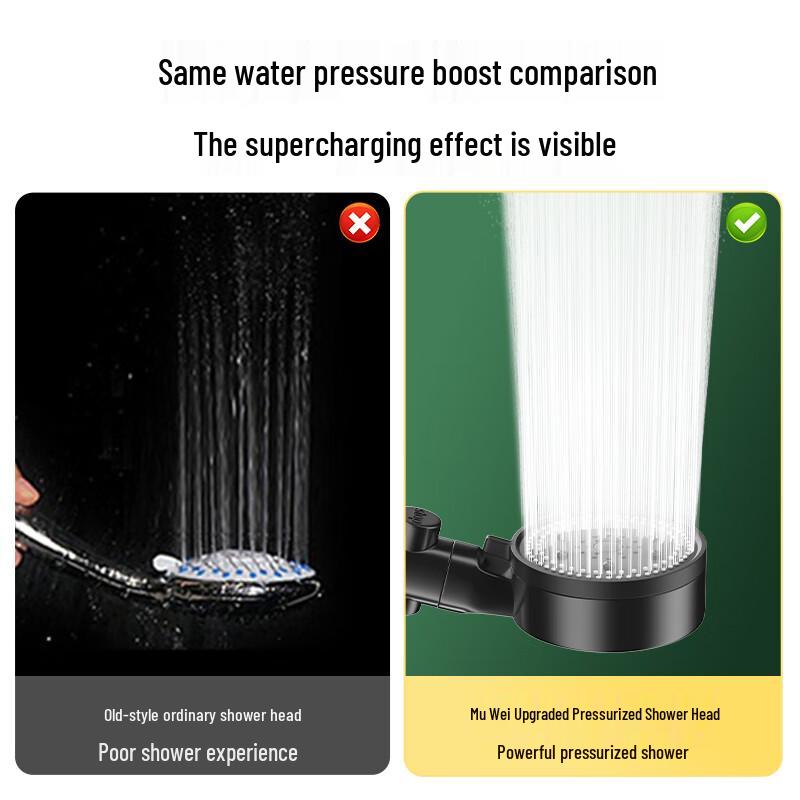 Muvi High-Pressure Multi-Mode Shower Head Set