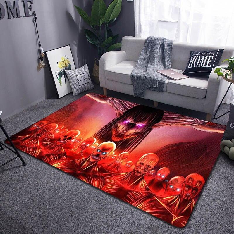 Attack On Titan Wings of Freedom Cartoon Carpet Children's Carpet Living Room Bedroom Anti-slip Carpet Photography Props Carpet