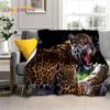 Animal Cartoon Leopard Cheetah Beast Fashion Blanket,Soft Throw Fashion Blanket for Home Bedroom Bed Sofa Picnic Travel Office Cover Fashion