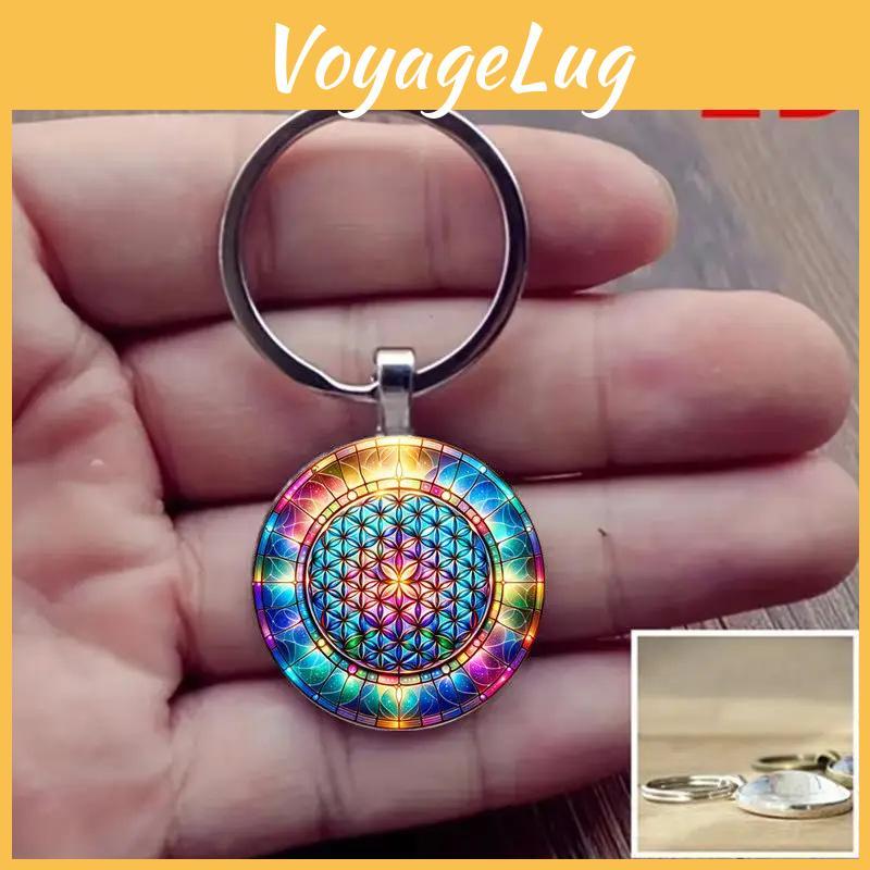 Kaleidoscope Keychain Jewelry Zinc Alloy Multifunctional Gift For Family Friends